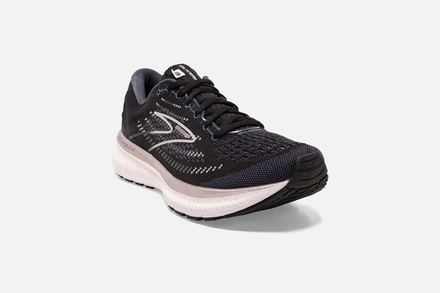 Brooks Glycerin 19 Road Running Shoes Womens - Black/Pink - JHGIM-2895